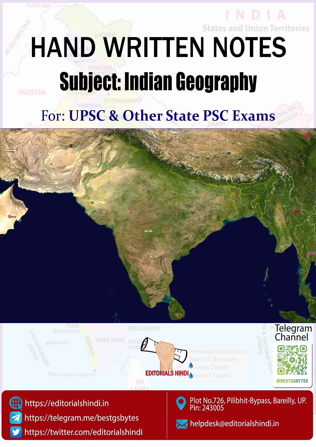 India Geography Notes for UPSC