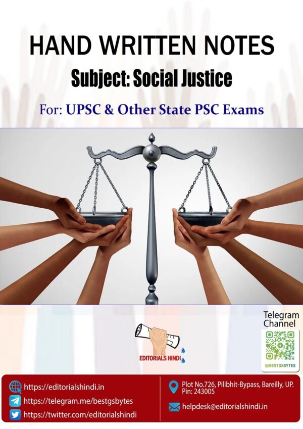 Social Justice Notes for UPSC